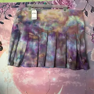 (222) Size 2XL Tie Dye Pleated Skort