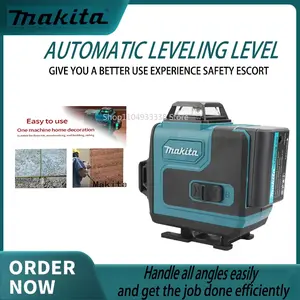 Makita High-Precision 16-Line 360 Horizontal Vertical Cross Level Green Light Laser Wall-Mounted Portable Tool brushless impac wrench