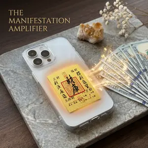 THE MANIFESTATION AMPLIFIER | 24/7 Wealth Anchor Your daily physical anchor for effortless abundance. Designed for your phone, wallet, or daily carry.