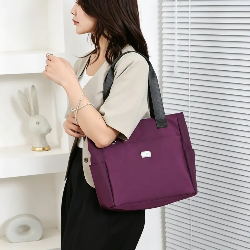 Functional Multi-Pocket Shoulder Tote, Spacious Everyday Bag with Durable Handles & Smart Storage Functional Multi-Pocket Shoulder Tote, Spacious Everyday Bag with Durable Handles & Smart Storage 