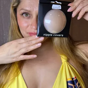 Cucuya nip- apricot color, silicone nip covers, NO GLUE, one size, reusable