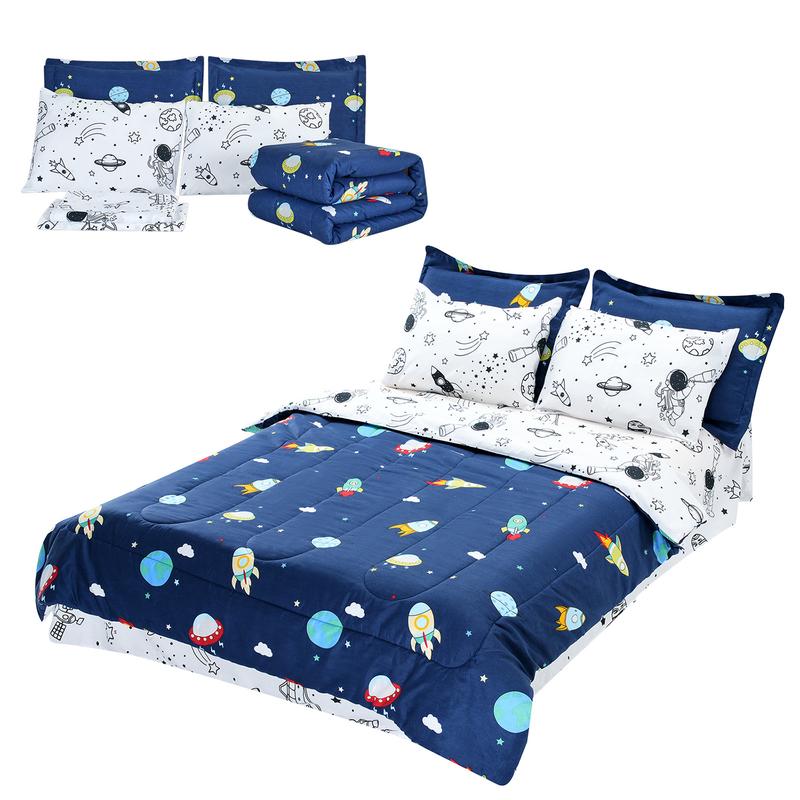 VEVOR Comforter Set 7 Pieces Twin Bedding Set