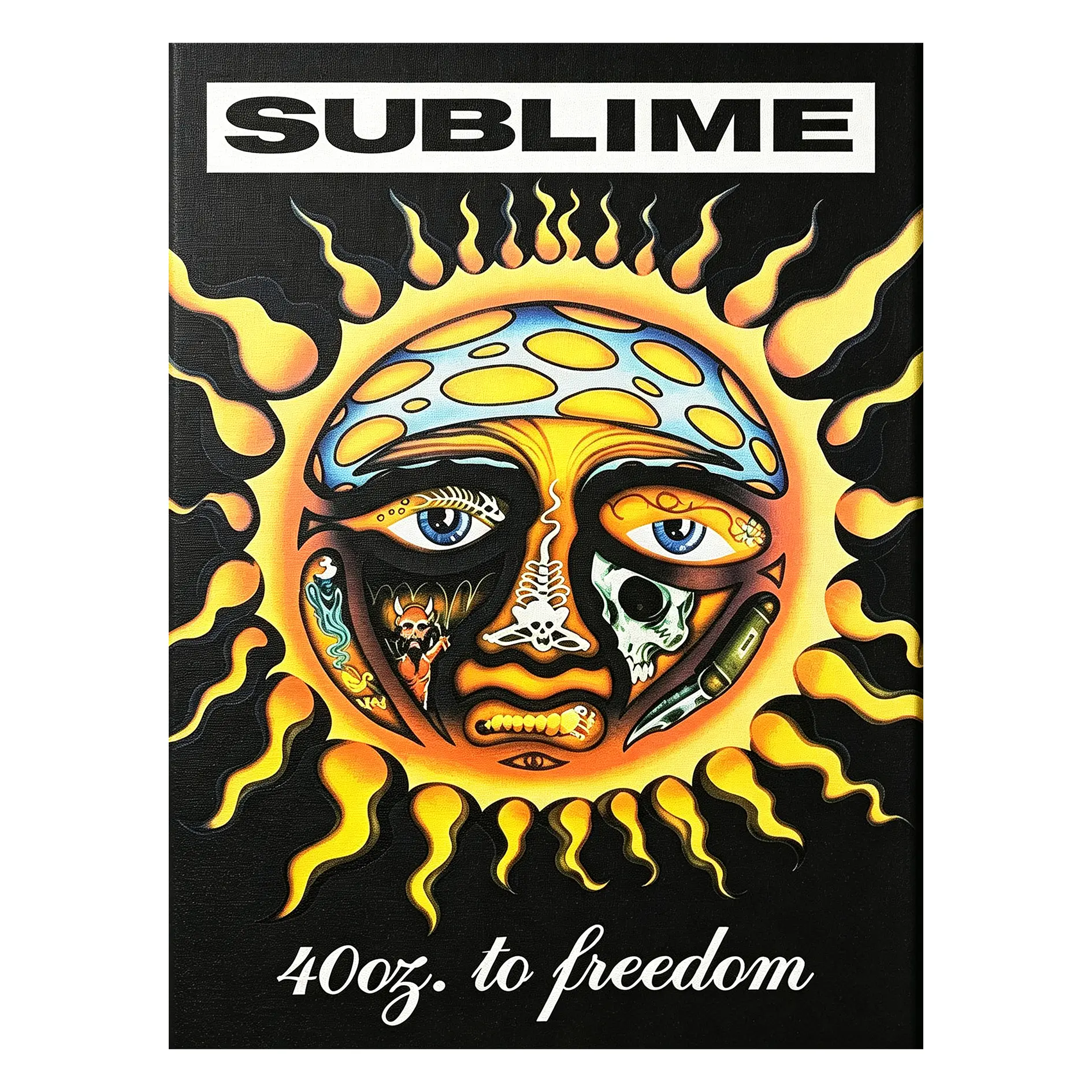 Pyramid America Sublime 40 Oz to Freedom Album Cover Posters - Vibrant Band Poster With Iconic Modern Wall Art - 24x36 Inches For Aesthetic Room Decor