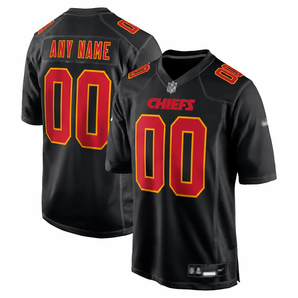 Men's KC Pro Football Custom Jersey Collection – Any Name & Number or Player Styles #15 Mahomes, #87 Kelce, #1 Worthy, #4 Rice, #95 Jones – Red/Black – US Stock