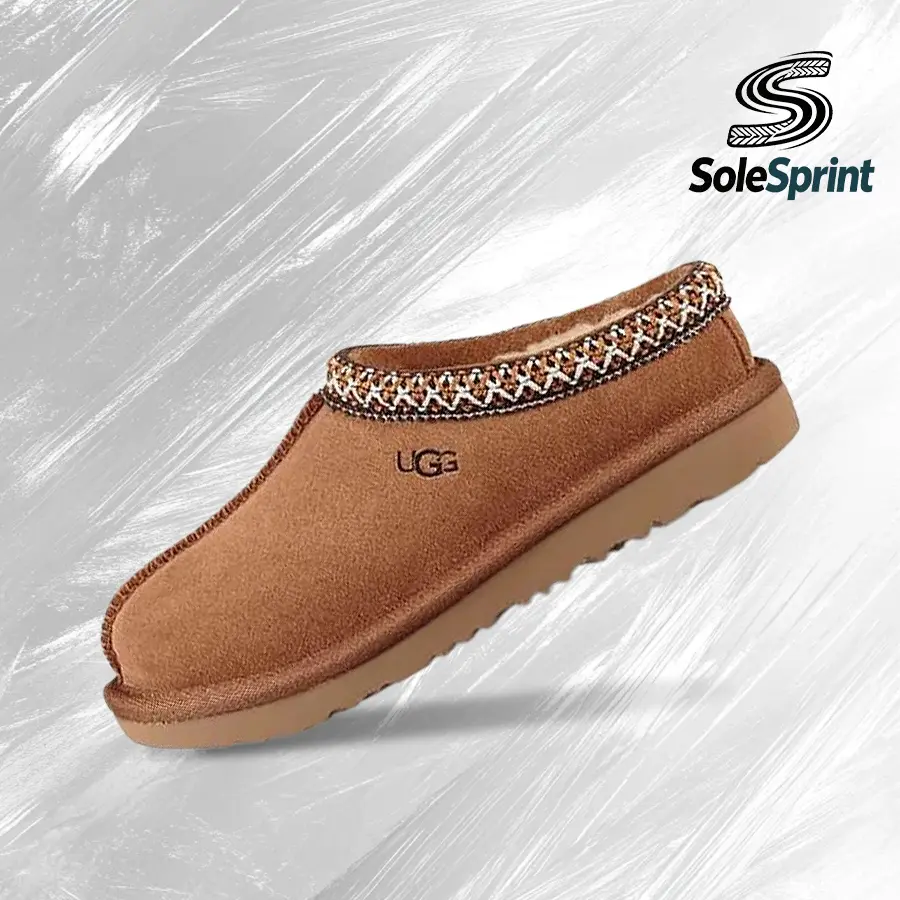 UGG Tasman II Slipper Chestnut (Kids) - 1019066 CHE, Running Shoes, Lightweight Shock-Absorbent, Breathable Everyday Fit, Gym Training-Street Casual Wear, Youth Footwear
