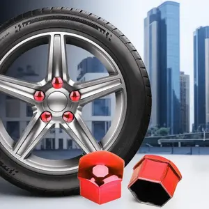 Upgrade Your Wheel Style! Rust-Proof Lug Nut Covers & Tire Bolt Caps. Easy Snap-On Installation, Fits Most Car Models. Enhance & Protect Your Rims Now!