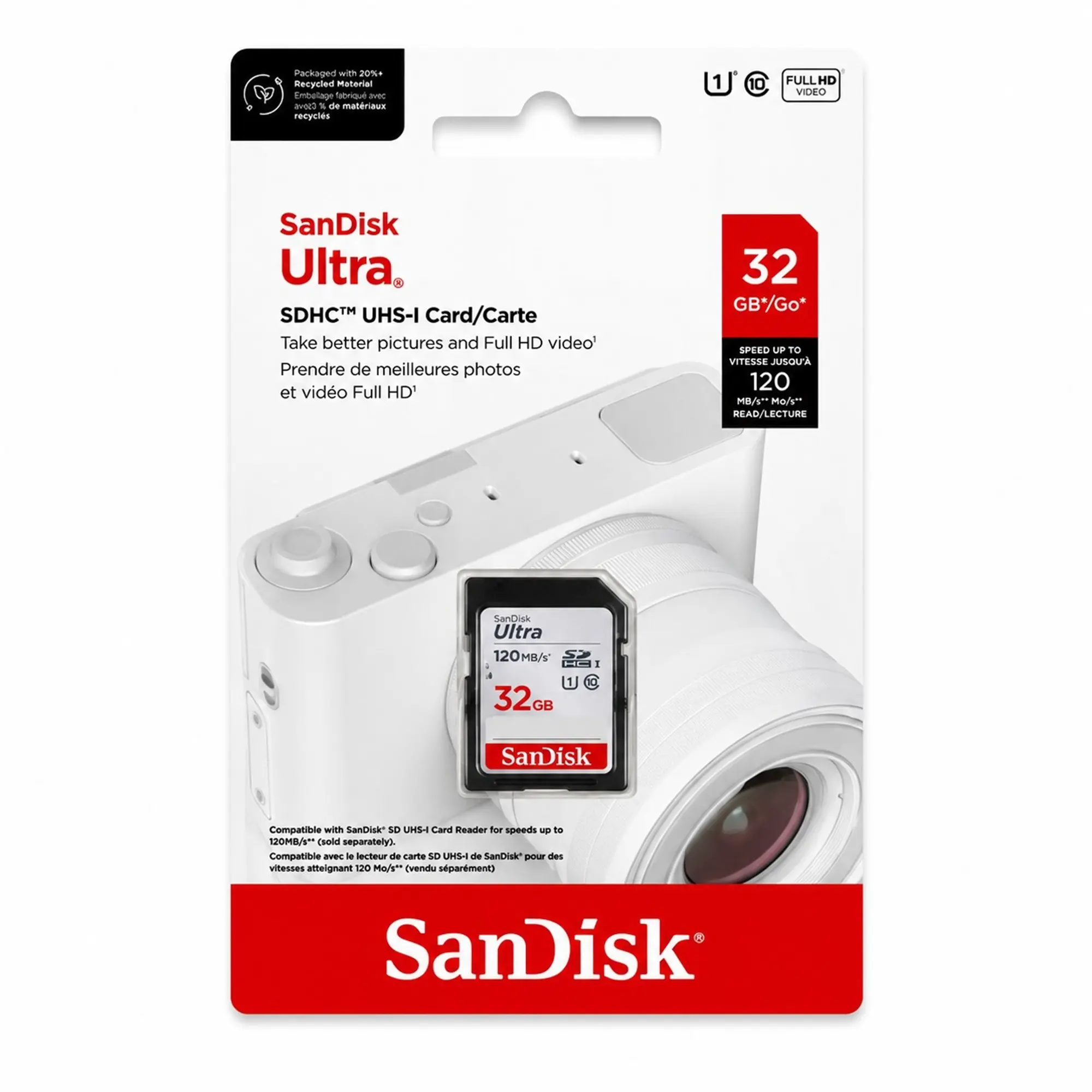 SanDisk Ultra 32GB SDHC UHS-I Memory Card SanDisk Ultra 32GB SDHC UHS-I Memory Card