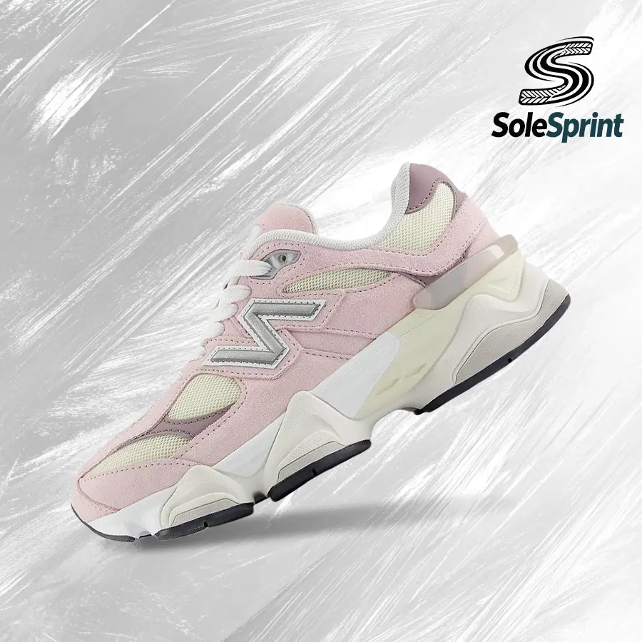 NEW BALANCE Women's 9060 Pink White (GS) Lifestyle Sneakers - Shock-Absorbent Comfort, Vintage Spring-Summer Inspired, Gym-Streetwear Casual, Back to School Athletic Running Shoes - GC9060BE, Multi-Size