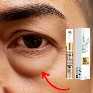 8-in-1 Eye Serum - Instant Lifting, Deep Long-Lasting Hydration, Silky-Smooth Feel, 360-Degree Roller Massager Eye-Tightening Serum with Retinol, Collagen, Niacinamide and Hyaluronic Acid