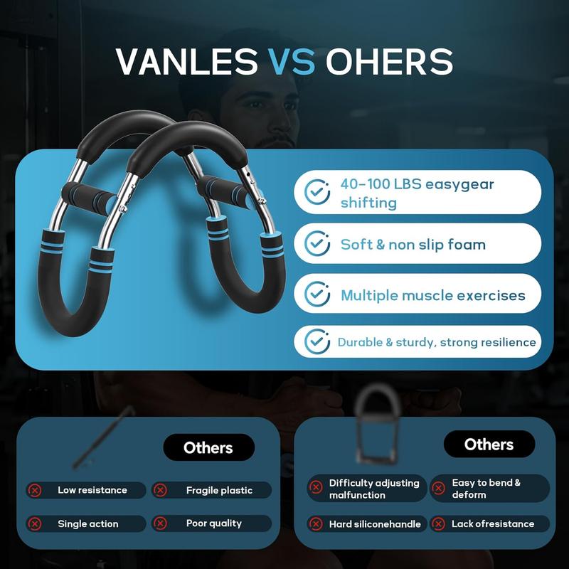 Twister Arm Trainer, Adjustable Chest Workout Equipment, Arm Trainer for Men, Arm Exercise Equipment, Chest Trainer for Men, Shoulders and Forearms Muscle Training Fitness Equipment