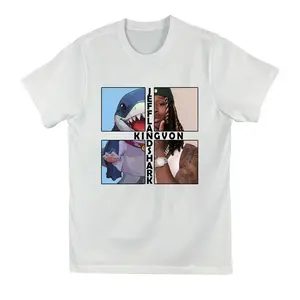 Shark J3ff K1ng V0n Funny Tshirt, Land Shark Viral Tshirt, Cute J3ff K1ng V0n Shark Hoodie Fashion Cotton, Full Colors, Full Sizes, For Men, For Women