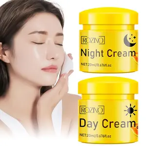 Day & Night Face Cream Set, 2pcs/set Natural Hydration Cream for 24H Care, Day Cream & Night Cream Kit, Moisturizing Hydrating Skin Care Product for Women & Men