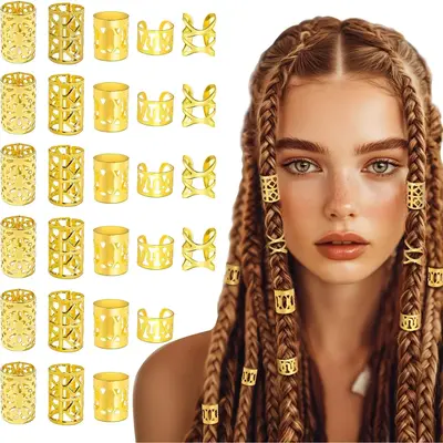 Gold Ring on Braiding Hair TikTok Shop
