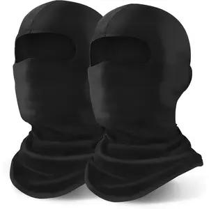 2 pc Balaclava Face Mask for Men Women, Winter Face Mask Cold Weather Gear, UPF 50+ UV Protection Neck Gaiter for Skiing Snowboarding Motorcycle Cycling, Unisex Outdoor Sports Headwear Multi-Way Wear