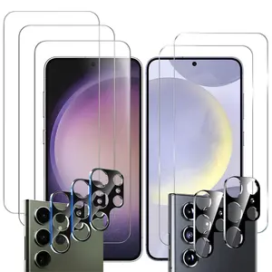 Entronix Clear Screen Protector for Samsung Galaxy S25/S24/S23/S22/S21/Note Plus/Ultra - with Camera Lens Easy Installation Accessories Protection