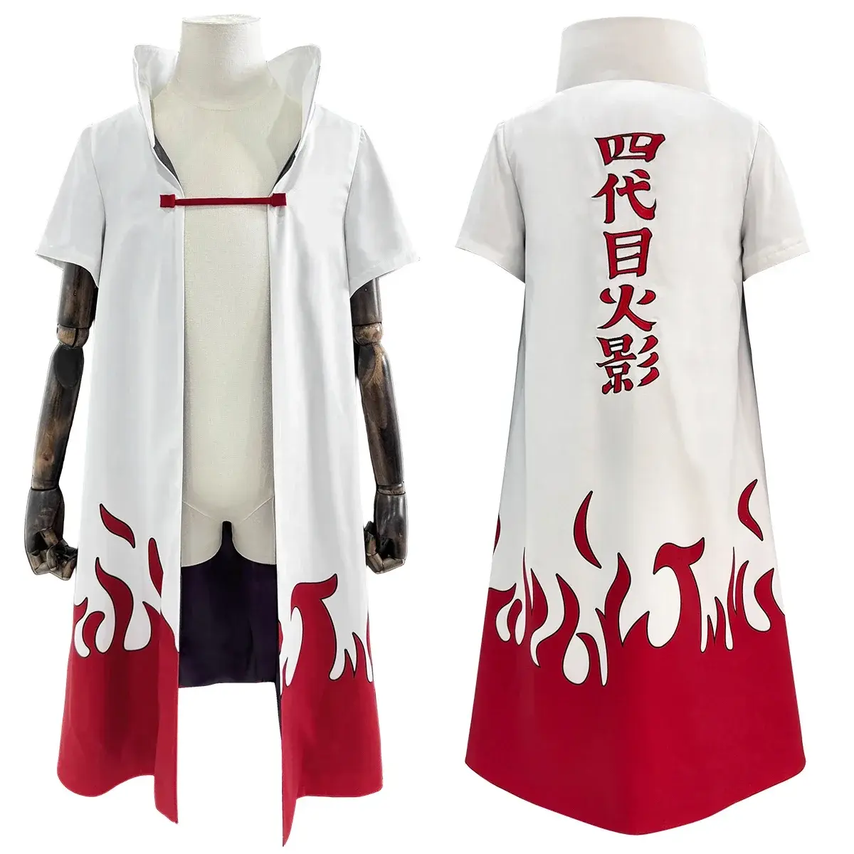 Cosplay Anime Namikaze Minato Cosplay Costume Cloak Vest T-shirt Pants Pouch Cos Convention Gift