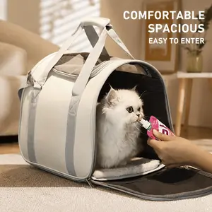 Portable Pet Backpack for Cats and Dogs, Large Capacity Breathable Travel Bag, Safe Comfortable Durable Design, Single Shoulder Hand Carry