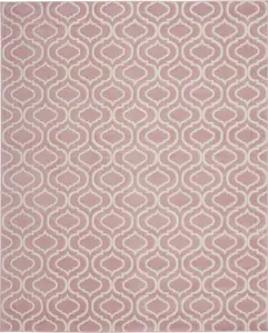 HomeRoots 527712 8x10 ft. Moroccan Power-Loom Rectangle Area Rug, Gray - Moroccan Area Rugs