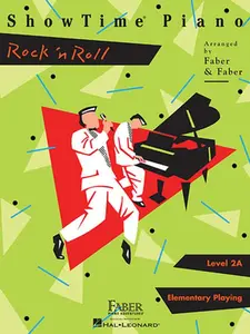 USED-ShowTime Piano: Rock ’n Roll – Level 2A | Beginner Rock Sheet Music for Kids and Students |Easy Arrangements of Classic Hits like Twist and Shout |Faber Piano Method Book for Practice and Performance (Paperback)