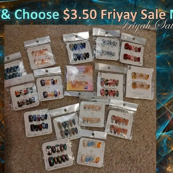 Pick and Choose $3Handmade Custom-made Press-On Nails Live
