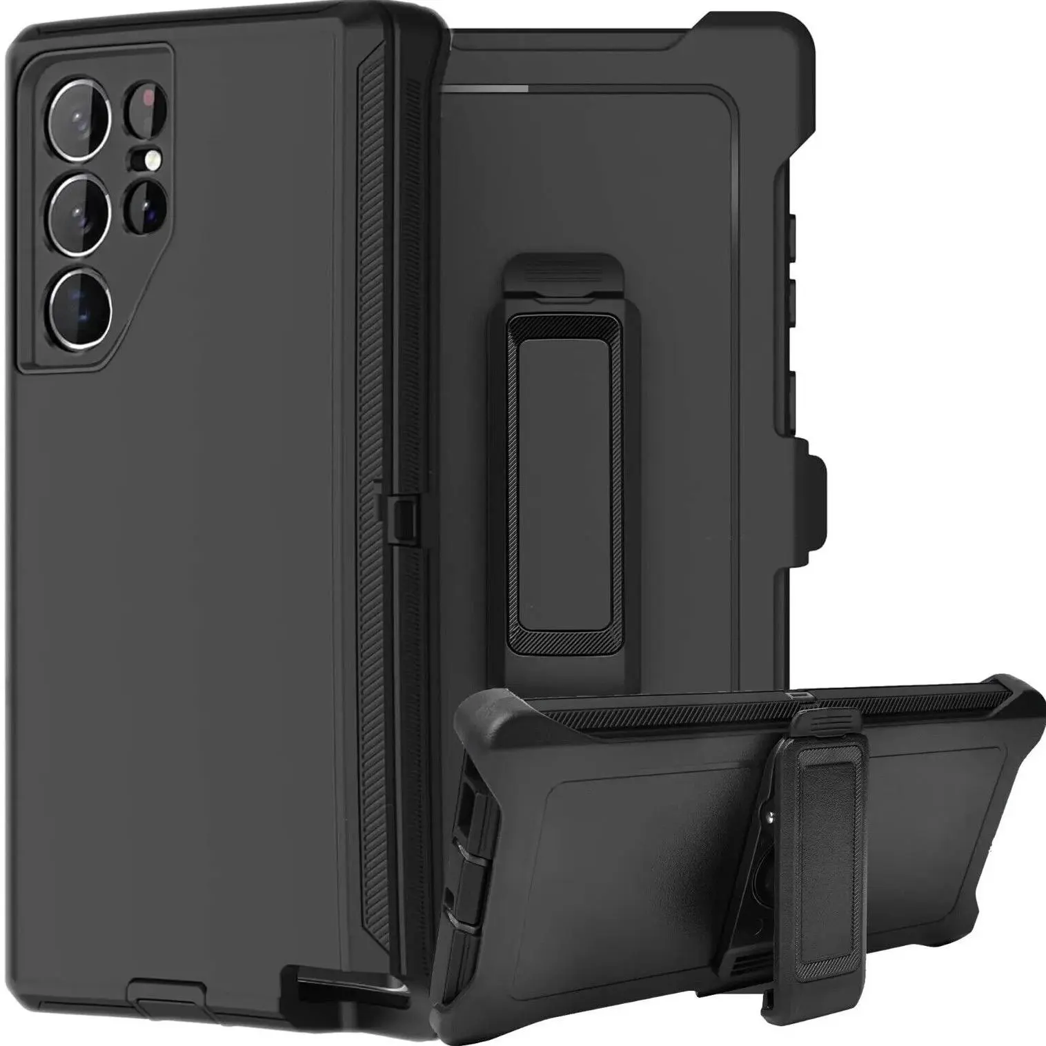 Rugged Defender Case For Samsung Galaxy S26/S26 Plus/ S26 Ultra Shockproof Heavyduty Protection Case With Belt Clip