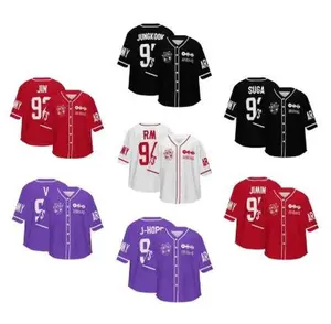 New All Member [Baseball Jersey] Custom Bangtan Members Baseball Jersey, Arirang World Tour 2026 Merch Shirt, Kpop Gift for Army, Football Jersey Gift Fans, Custom Kpop Jersey