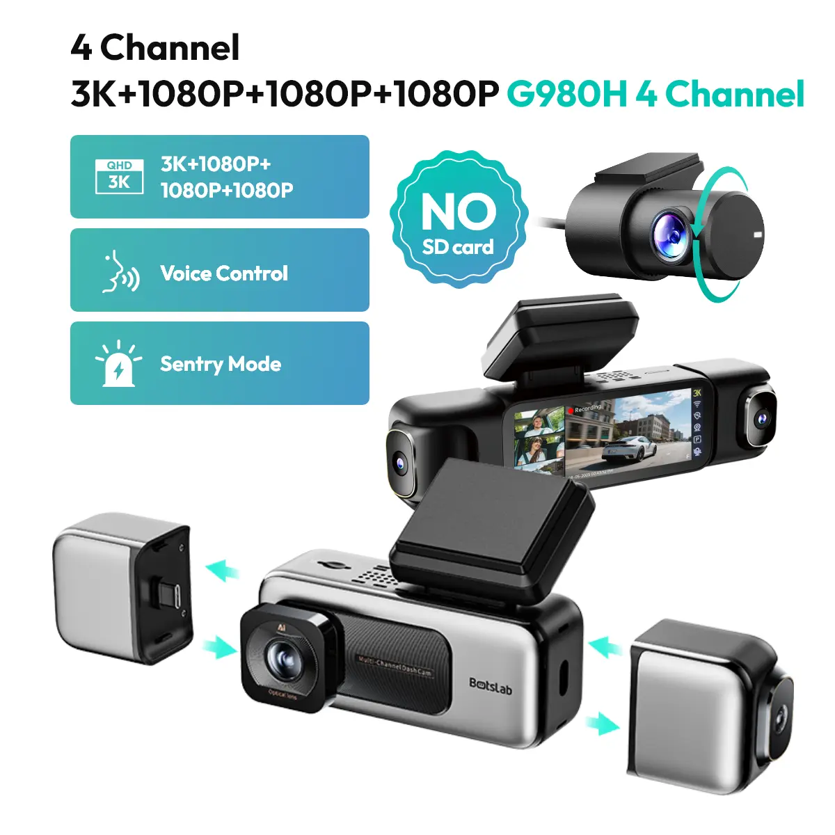G980H 4 Channel（No SD card）