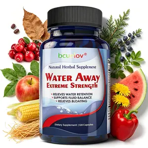 Bcuelov Herbal Water Pill Complex - 11-in-1 Formula with Apple Cider Vinegar, Cranberry for Water Retention Support, 60-Day Supply