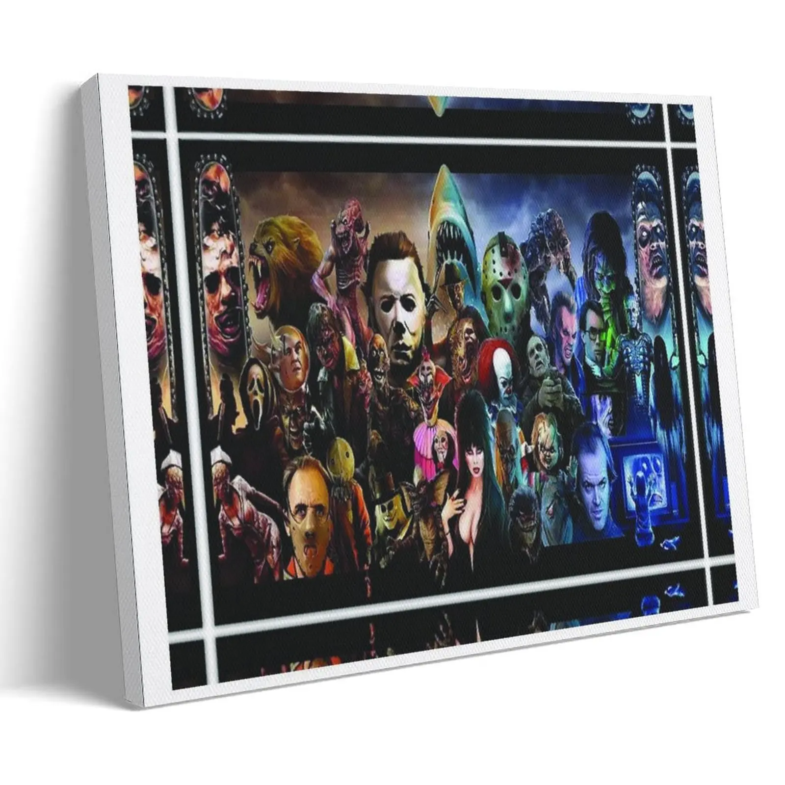 Monster-Mash Up Poster Posters Music Album Cover Posters Canvas Wall Art High-Resolution Vintage Band & Artist Prints for Room