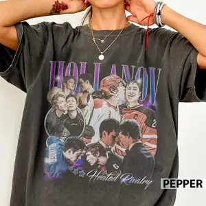 Hockey Heated Rivalry Sweatshirt, Retro Sports Collage Crewneck, Ice Battle Aesthetic Gift for Fans