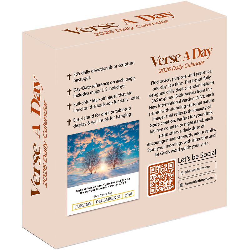 2026 A Verse A Day Calendar