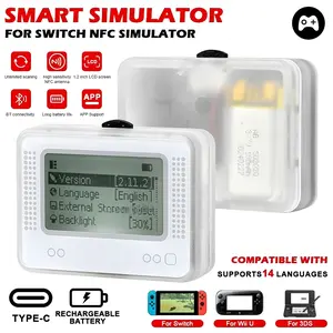 For Amiibo NFC Tag Emulator Bluetooth-Compatible Emulator for Nintendo Switch