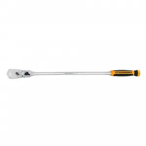 Gearwrench  0.5 in. Drive 90 Tooth Cushion Grip Locking Flex Head Teardrop Ratchet -24 in.