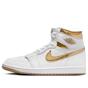 (WMNS) Air Jordan 1 OG 'White Metallic Gold' FD2596-107