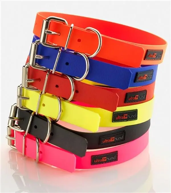 Ultrahund 4127-BK-12 0.75 x 12 in. Play Regular Collar, Black