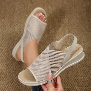 Women Walking Sandals Comfortable Non-slip Casual Open Toe Sport Sandals for Athletic Summer Beach