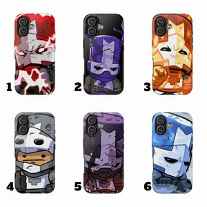 6 Styles Castle Knight Warrior Phone Case – Cool Cartoon Fighter Design For iPhone 17 16 15 14 13 12 11 XS and Samsung S25 S24 S23 S22 S21