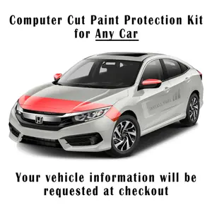 Partial Front End Paint Protection Film Kit for Cars (Hood, Fenders, Mirrors)