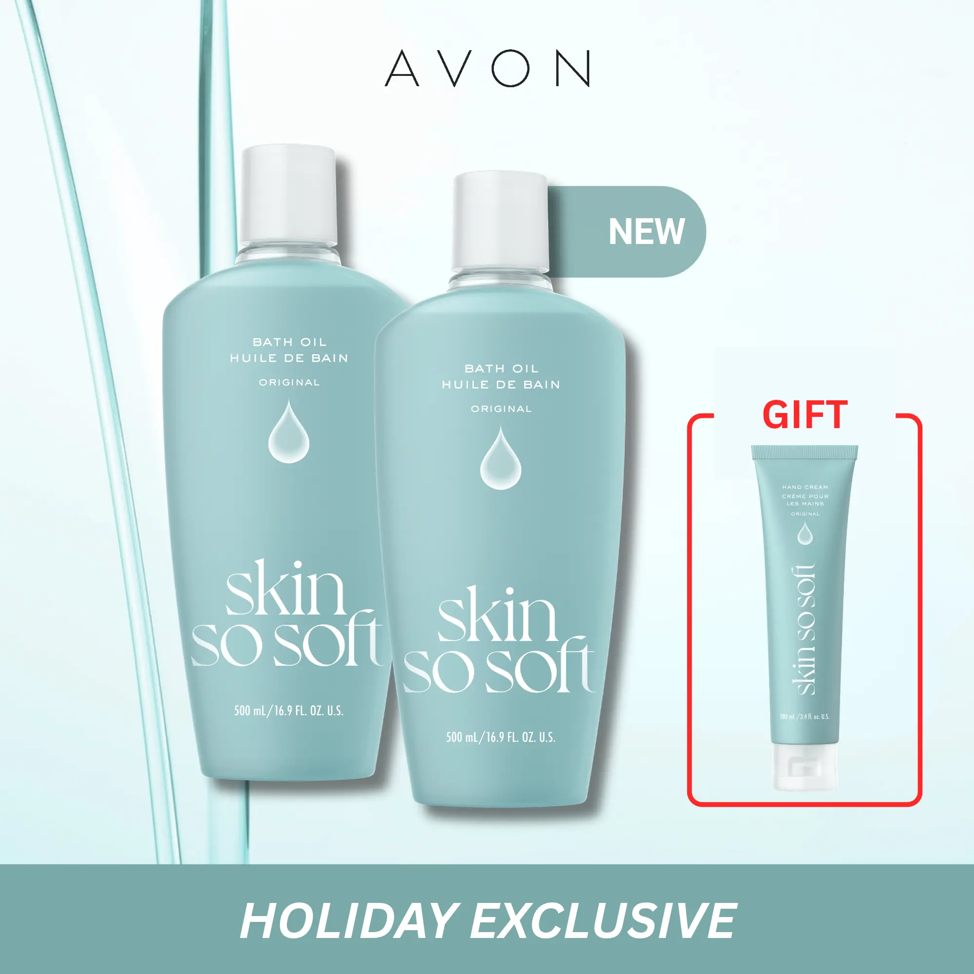 2-Pack Skin So Soft Original Bath Oil