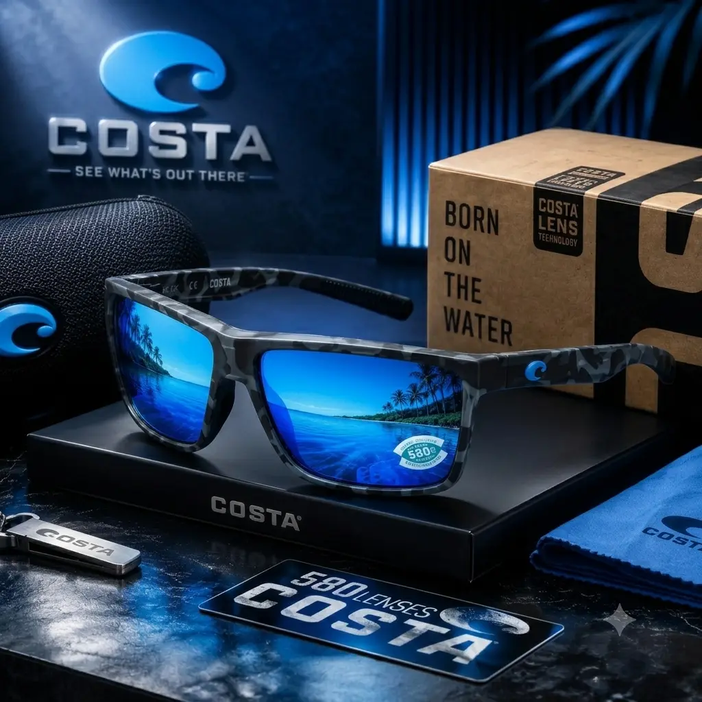 Costa Del Mar Premium Polarized Sunglasses UV400 Outdoor Fishing Driving Boating Eyewear