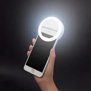 USB Rechargeable Selfie Ring Light, 36-LED Selfie Ring Light, Night Selfie Enhancing Light for Phone Photography