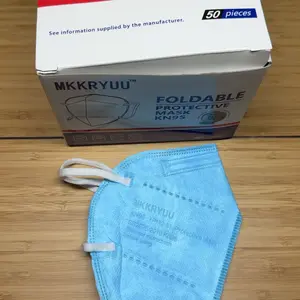 KN95 Adult Mask, 50 Pieces Per Pack, Disposable KN95 Mask 5-Layer Breathable Mask, Filtrationfficiency Over 95%, Unisex, Suitable for Decoration, Construction Dust Etc.