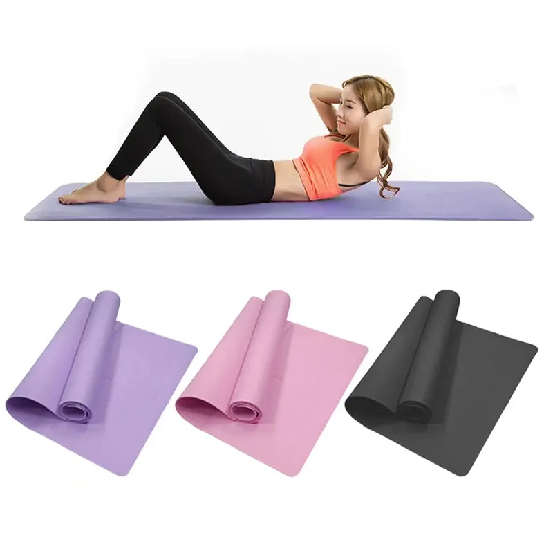 Premium Natural Rubber Yoga Mat – Lightweight, Durable & Moisture-Proof (173x61cm, 4mm Thick)
