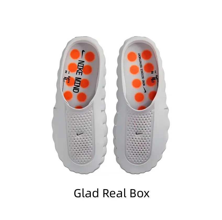 Off White Wavy Platform Hollow Slide Sandals Soft EVA Breathable Perforated Upper Orange Dot Massage Insole Non-Slip Wave Outsole Unisex Indoor Outdoor Shower Slides