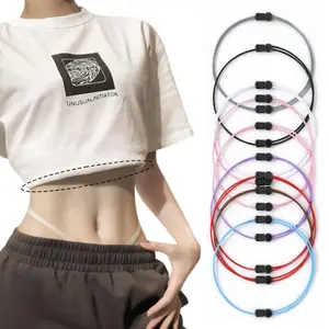 8-Pack Adjustable Shirt Tuck Bands for Women – Elastic Crop Top Styling Clips for Sweaters & Shirts, Invisible Fashion Hack Belt for Trendy Layered Outfits, Casual Wear & Streetwear Looks