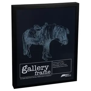 Ambiance Gallery Wood 1.5" Deep Picture Frame -  [Black - 11x14"]