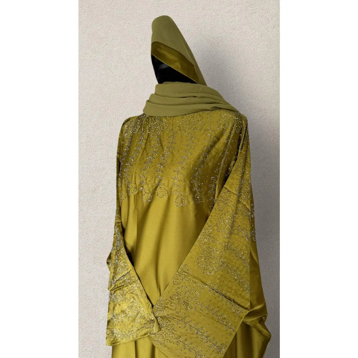 Golden Glow Butterfly Abaya