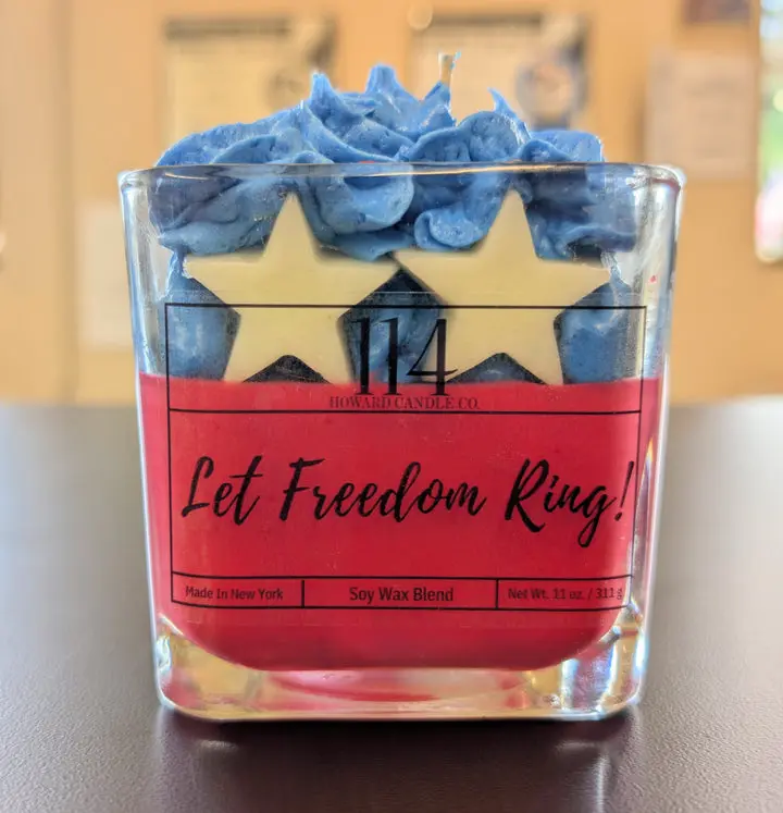 Let freedom ring candle Let freedom ring candle