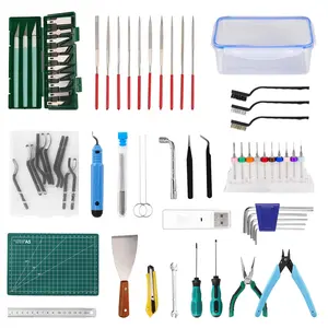 3D Printer Tools Kit, 78 count 3D Printer Accessories with Nozzle Cleaning Kit, Removable Multi-Function  Kit, Deburring, , Cutters, Hobby  Set, Wrench Set