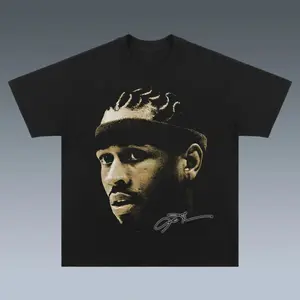 Men's Vintage Allen Iverson (AI) Basketball Legend-Inspired Bootleg Streetwear Cotton Graphic T-Shirt, Comfy Retro Hip Hop Casual Top for Women & Ladies (Great for Birthdays)